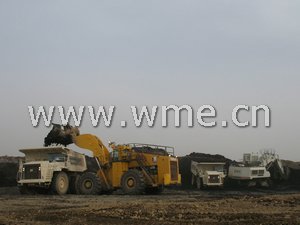 Terex dump truck TR100A in worksite